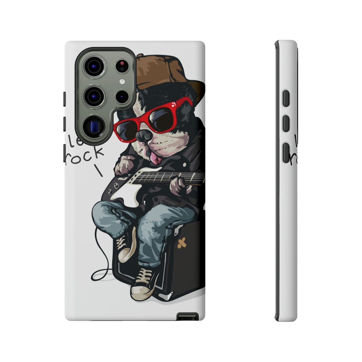 Rock n Roll Dog Android Case (Protective) Samsung Galaxy S23 Ultra Matte Phone Case