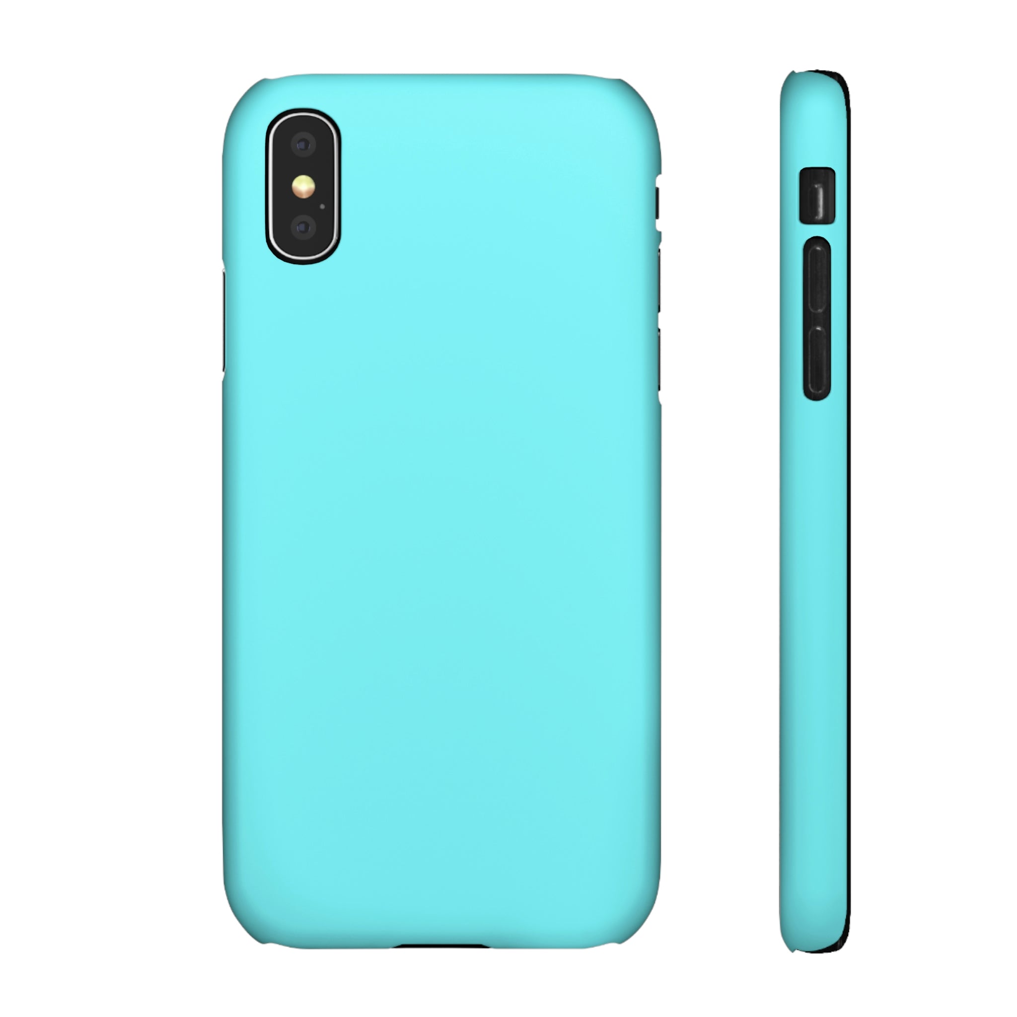 Electric Blue iPhone Case (Slim) iPhone X Matte Phone Case