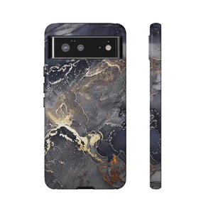 Gouache Blue Android Case (Protective) Google Pixel 6 Glossy Phone Case