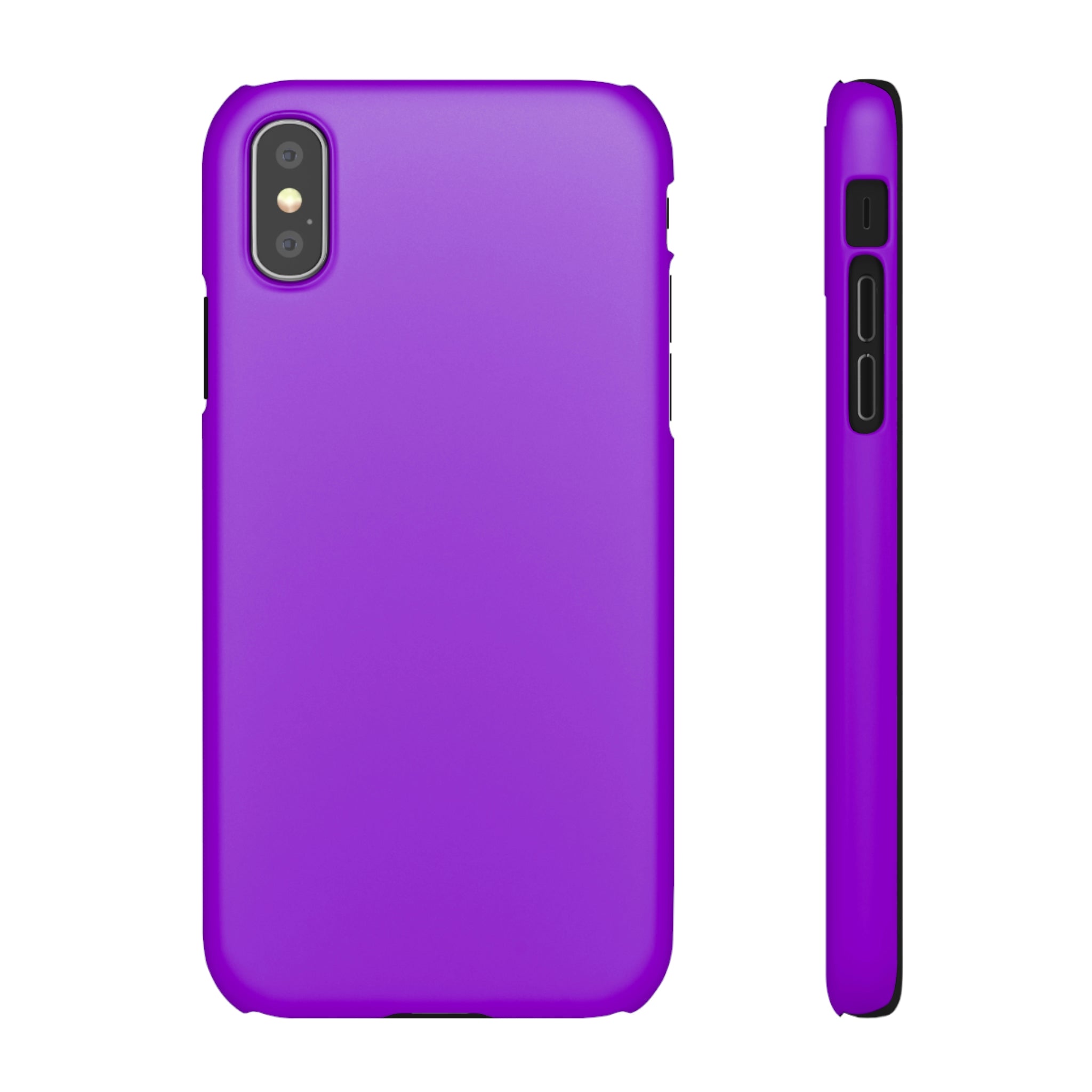 Dark Violet iPhone Case (Slim) iPhone XS Matte Phone Case