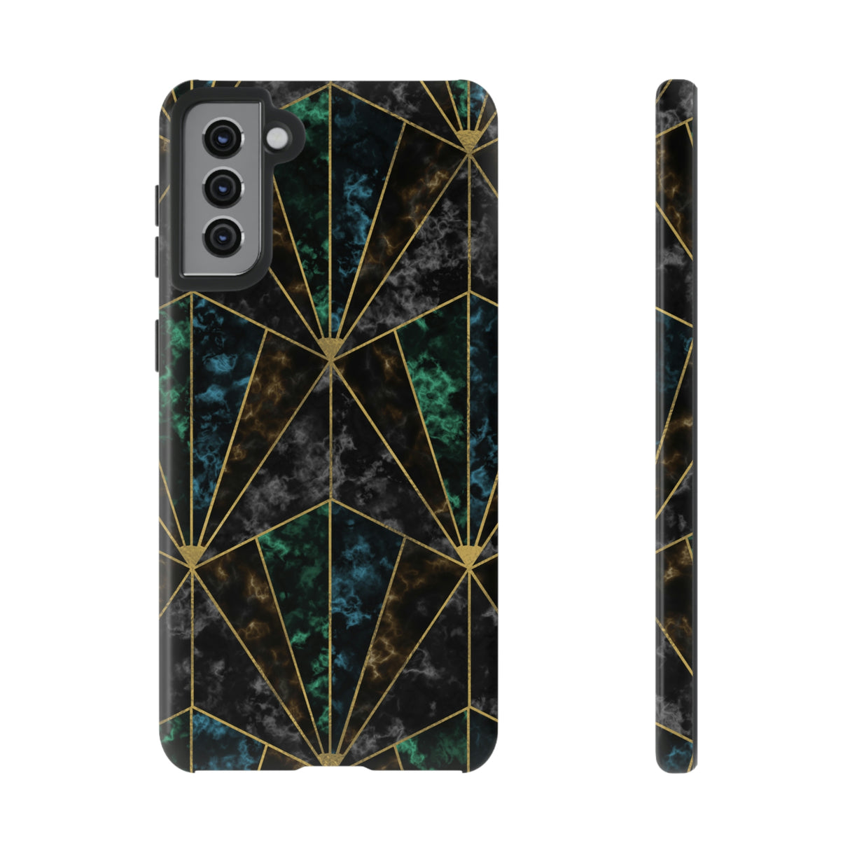 Art Deco Mirror Android Case (Protective) Samsung Galaxy S21 Plus Glossy Phone Case