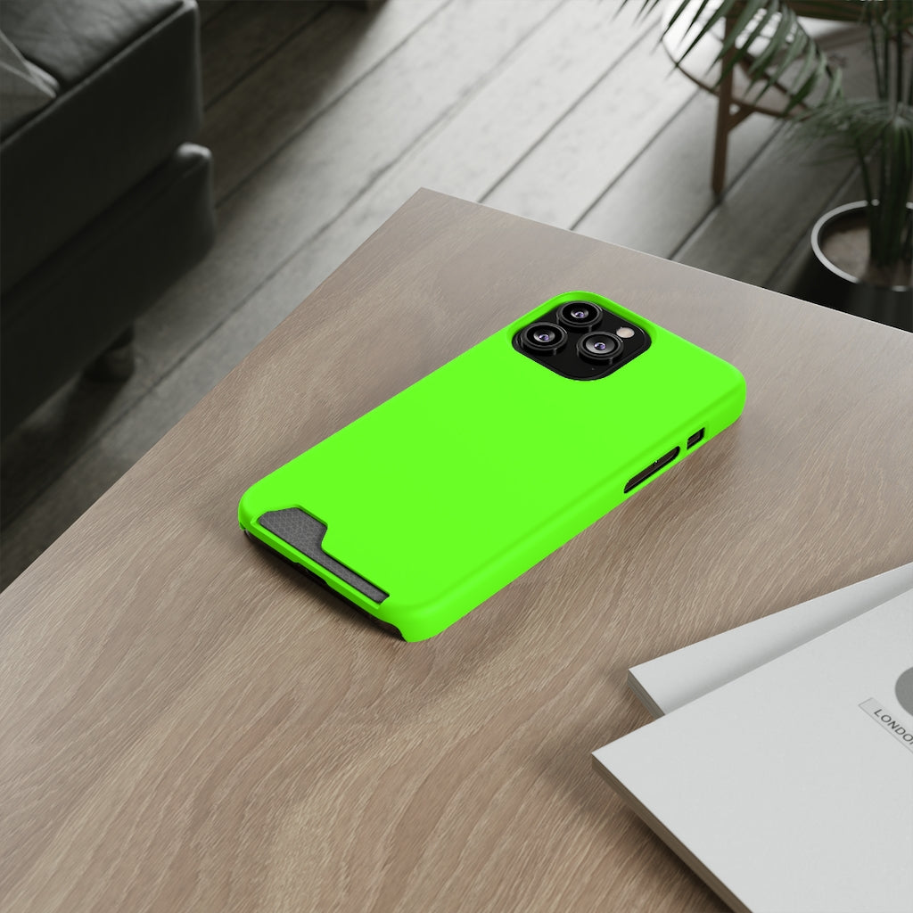 Bright Green iPhone Case (Card) Phone Case