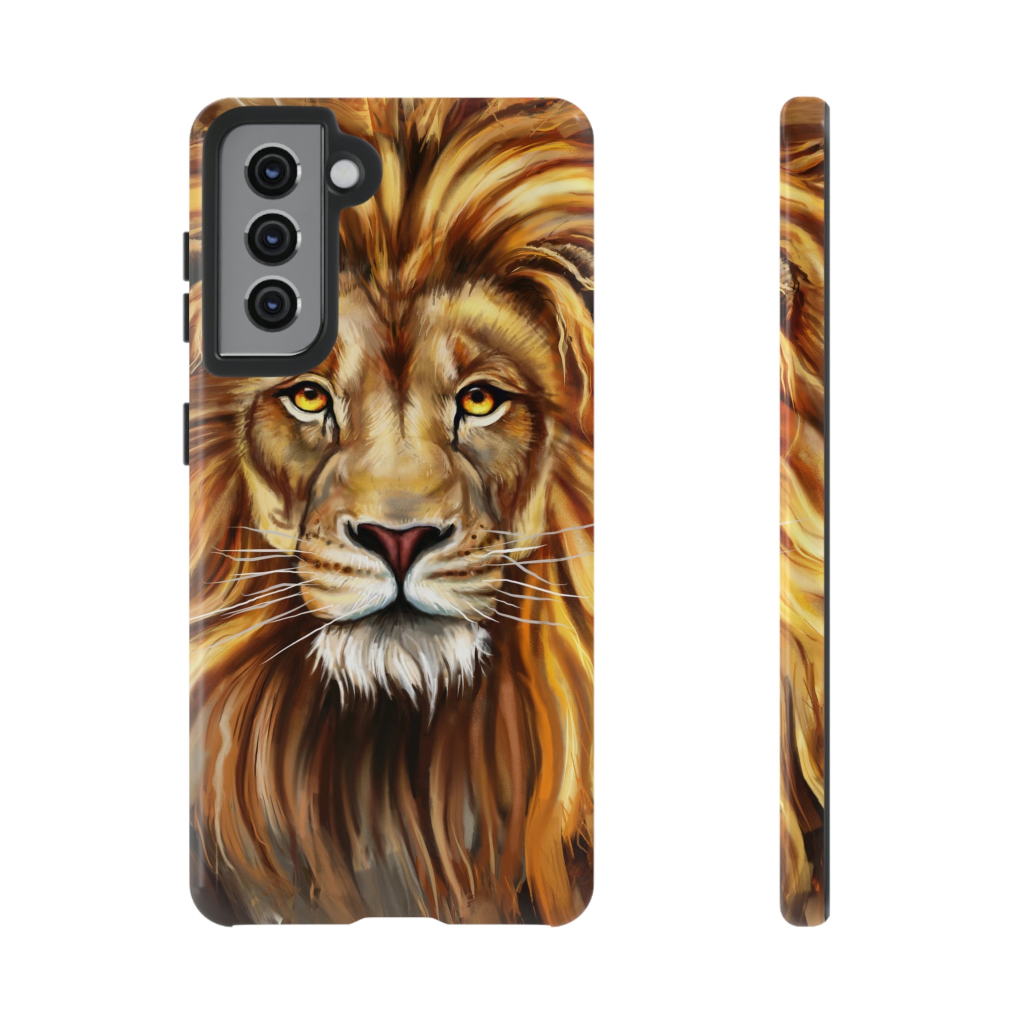 Lion Android Case (Protective) Samsung Galaxy S21 Glossy Phone Case