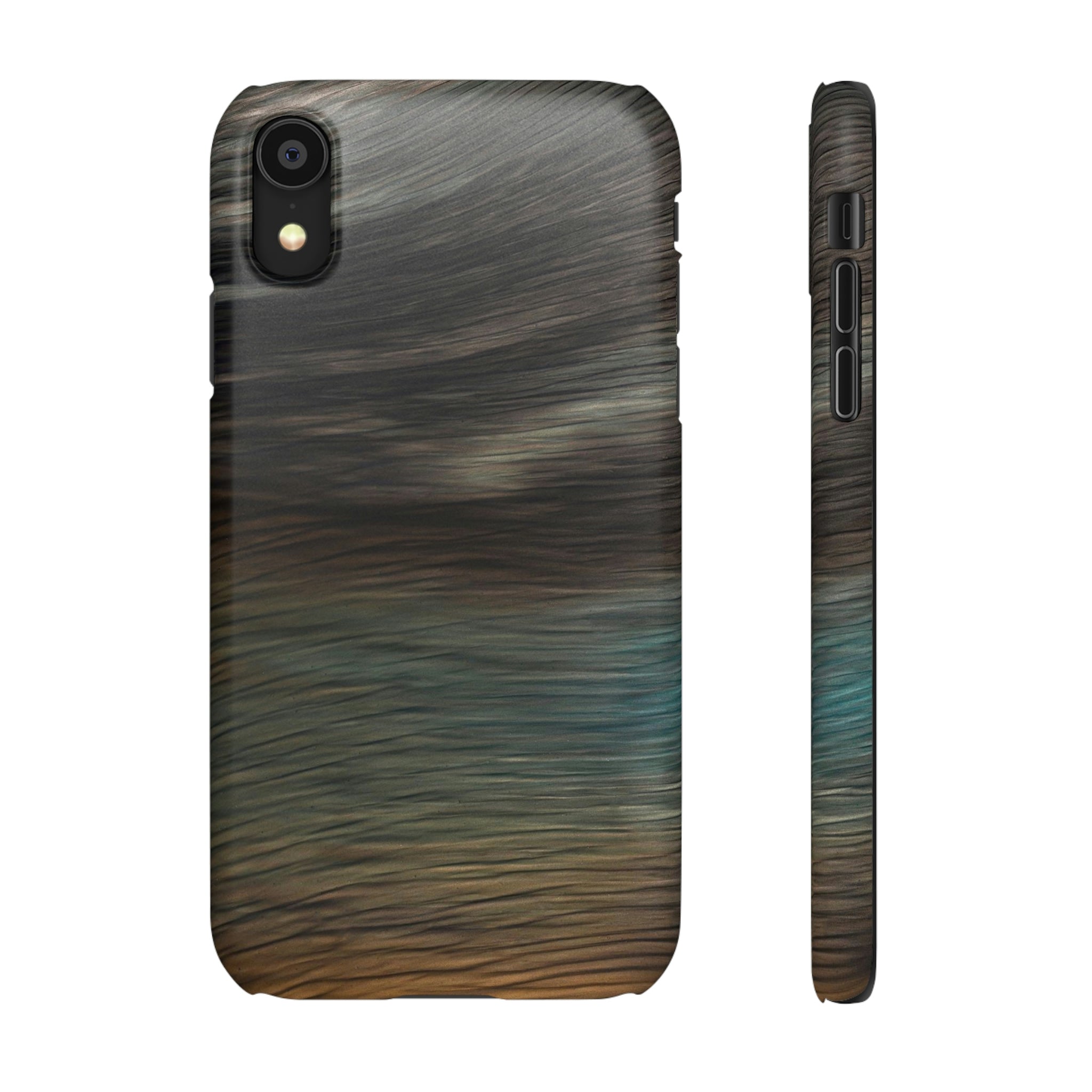 Brush Strokes Ink Art iPhone Case (Slim) iPhone XR Matte Phone Case