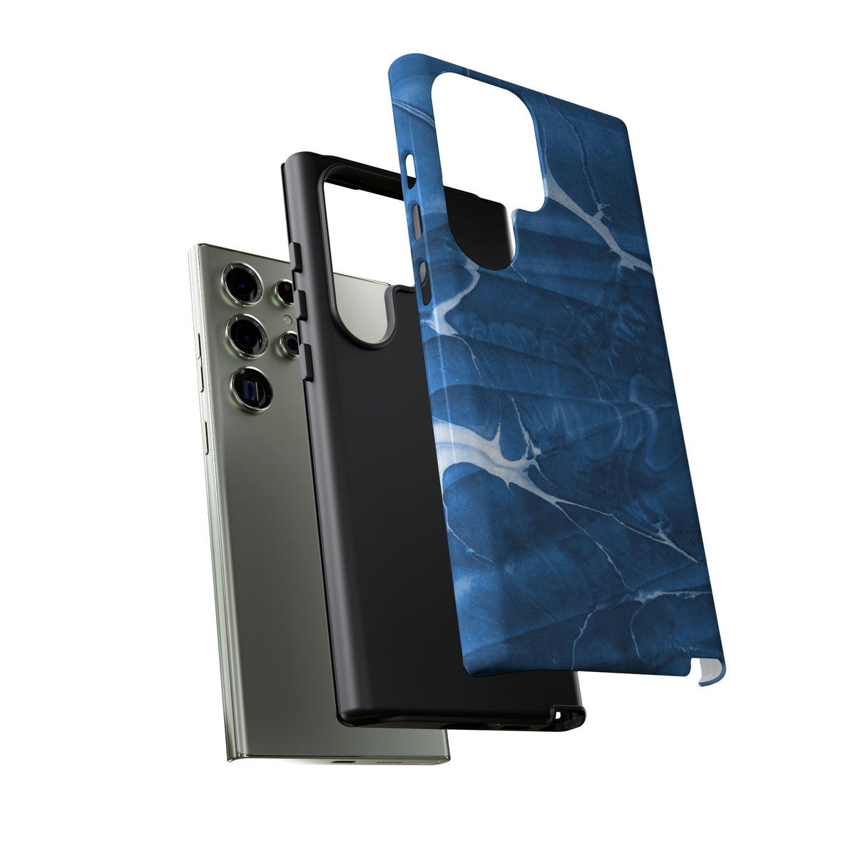 Ebru Blue Android Case (Protective) Phone Case