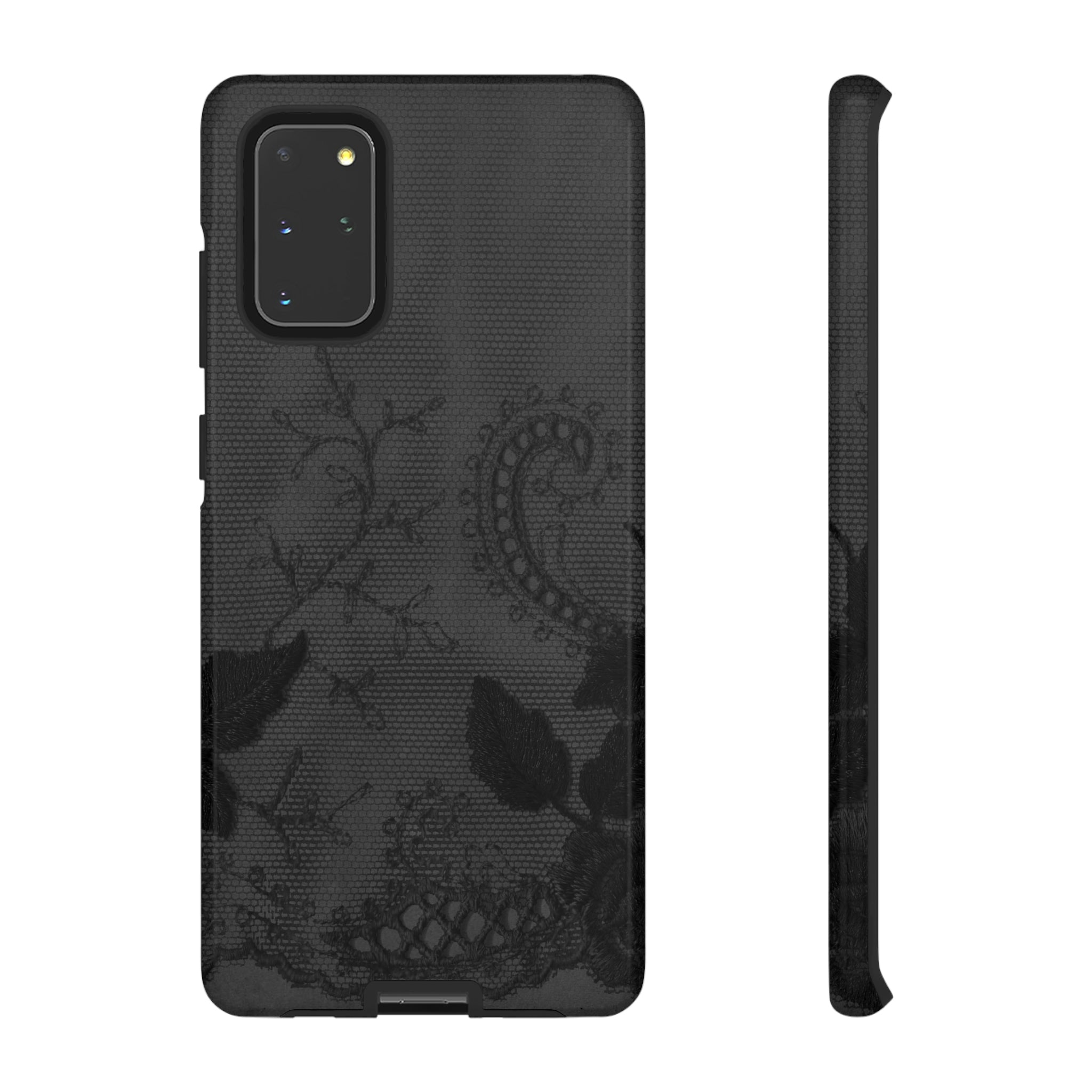 Grunbacca Gothic Flower Samsung Case (Protective) Samsung Galaxy S20+ Glossy Phone Case