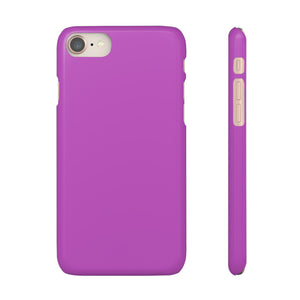 Deep Fuchsia Purple iPhone Case (Slim) iPhone 8 Glossy Phone Case