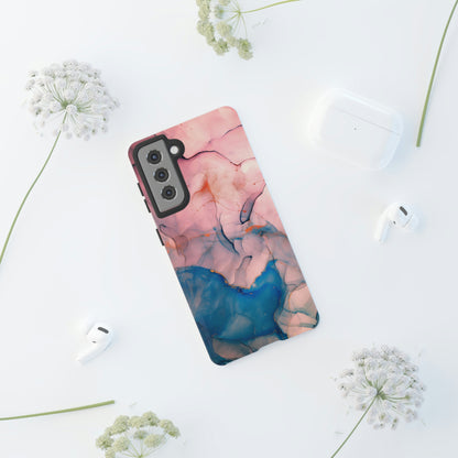 Pink Alcohol ink Marble Android Case (Protective) Phone Case