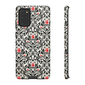 Black Rose Gothic Flower Samsung Case (Protective) Samsung Galaxy S20+ Glossy Phone Case