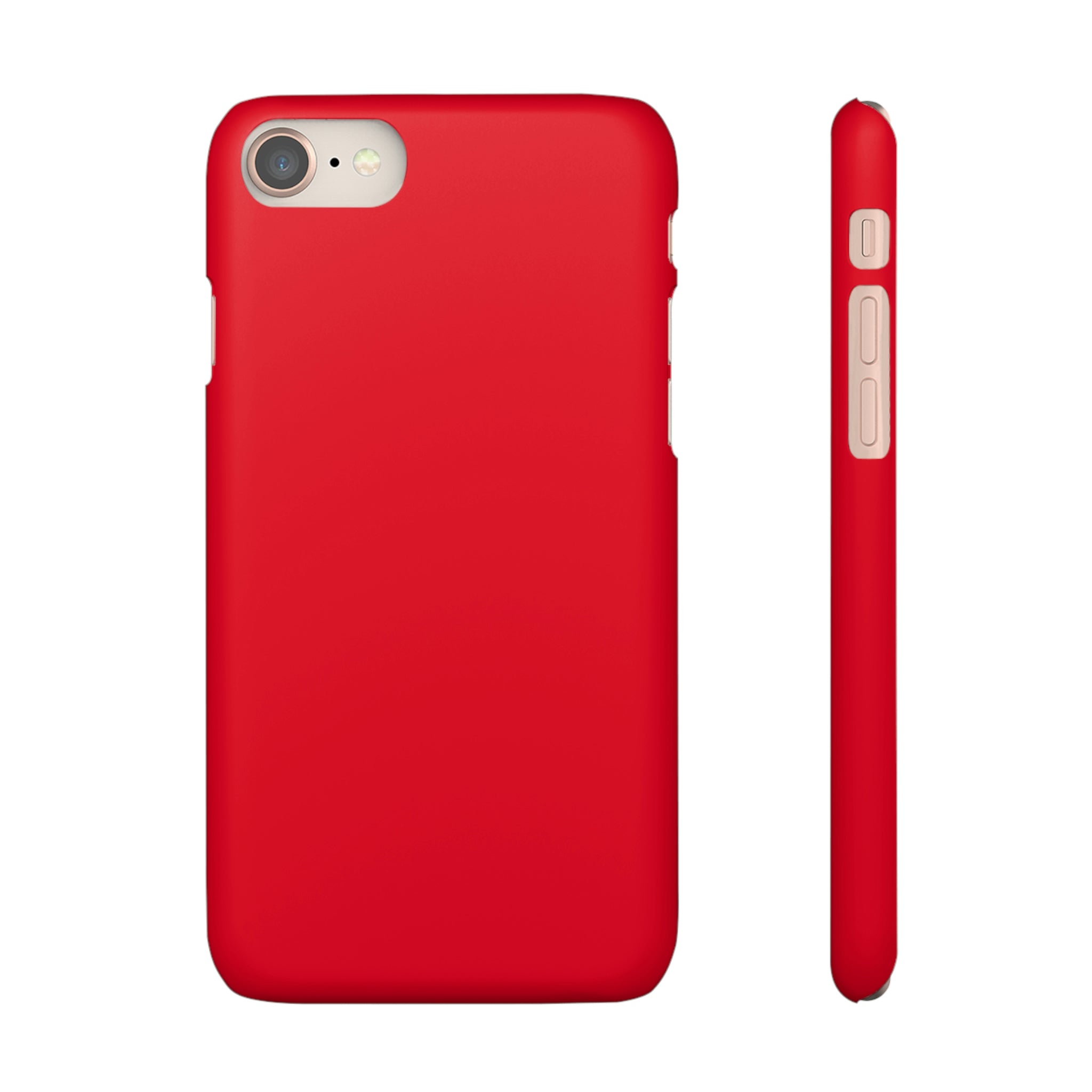 Cadmium Red iPhone Case (Slim) iPhone 8 Matte Phone Case