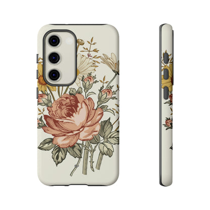 Bouquet Vintage Flower Samsung Case (Protective) Samsung Galaxy S23 Matte Phone Case