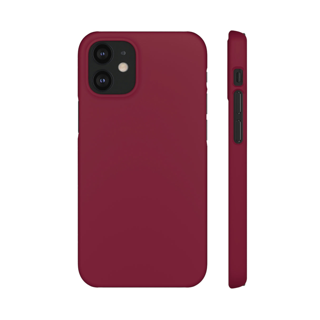 Claret Red iPhone Case (Slim) iPhone 12 Mini Matte Phone Case