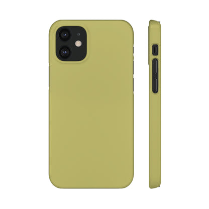 Dark Khaki iPhone Case (Slim) iPhone 12 Mini Glossy Phone Case