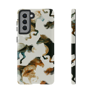 Tie Dye Horses Android Case (Protective) Samsung Galaxy S21 Glossy Phone Case