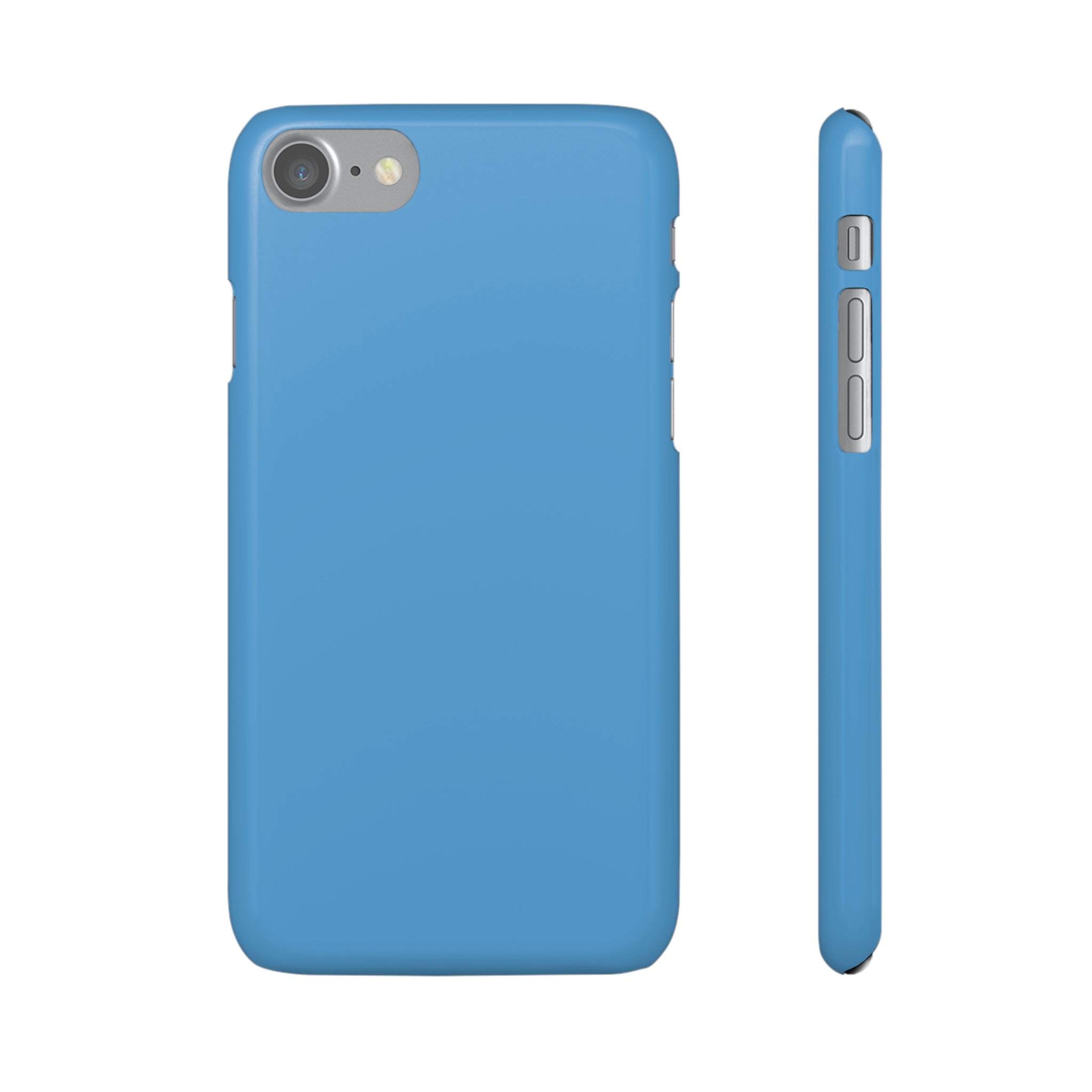 Carolina Blue iPhone Case (Slim) iPhone 7 Glossy Phone Case