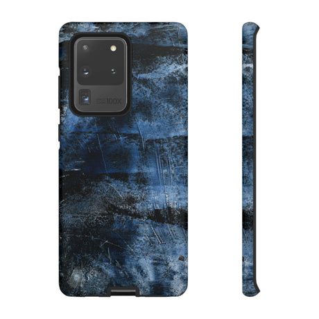 Blue StoneWall Android Case (Protective) Samsung Galaxy S20 Ultra Matte Phone Case