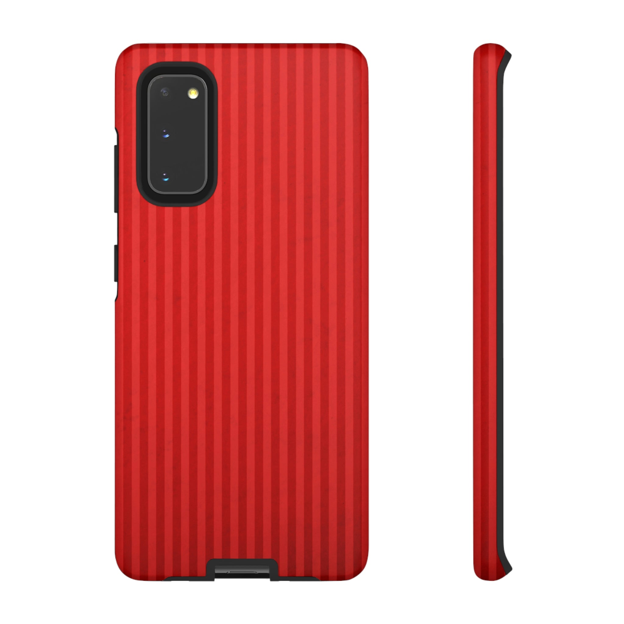 Red Stripes Android Case (Protective) Samsung Galaxy S20 Matte Phone Case