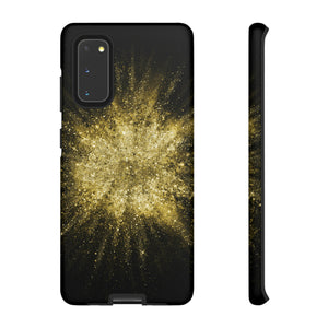 Gold Glitter Background Android Case (Protective) Samsung Galaxy S20 Matte Phone Case