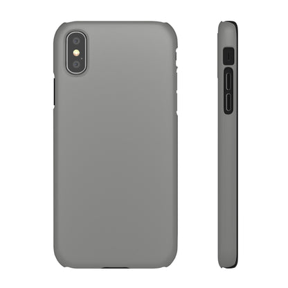 Battleship Gray iPhone Case (Slim) iPhone XS Matte Phone Case