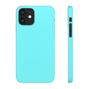 Electric Blue iPhone Case (Slim) iPhone 12 Matte Phone Case