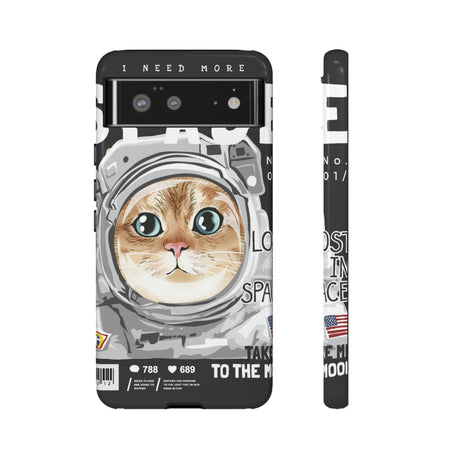 Space Cute Cat Android Case (Protective) Google Pixel 6 Glossy Phone Case