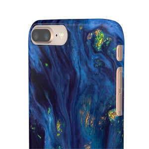 Green Opal Ink Art iPhone Case (Slim) Phone Case