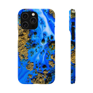 Blue River Ink Art iPhone Case (Slim) iPhone 14 Pro Max Glossy Phone Case