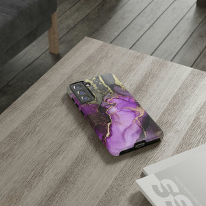 Purple Marble & Gold Android Case (Protective) Phone Case