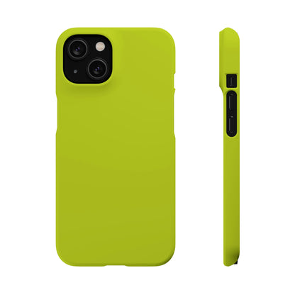 Acid Green iPhone Case (Slim) iPhone 14 Matte Phone Case