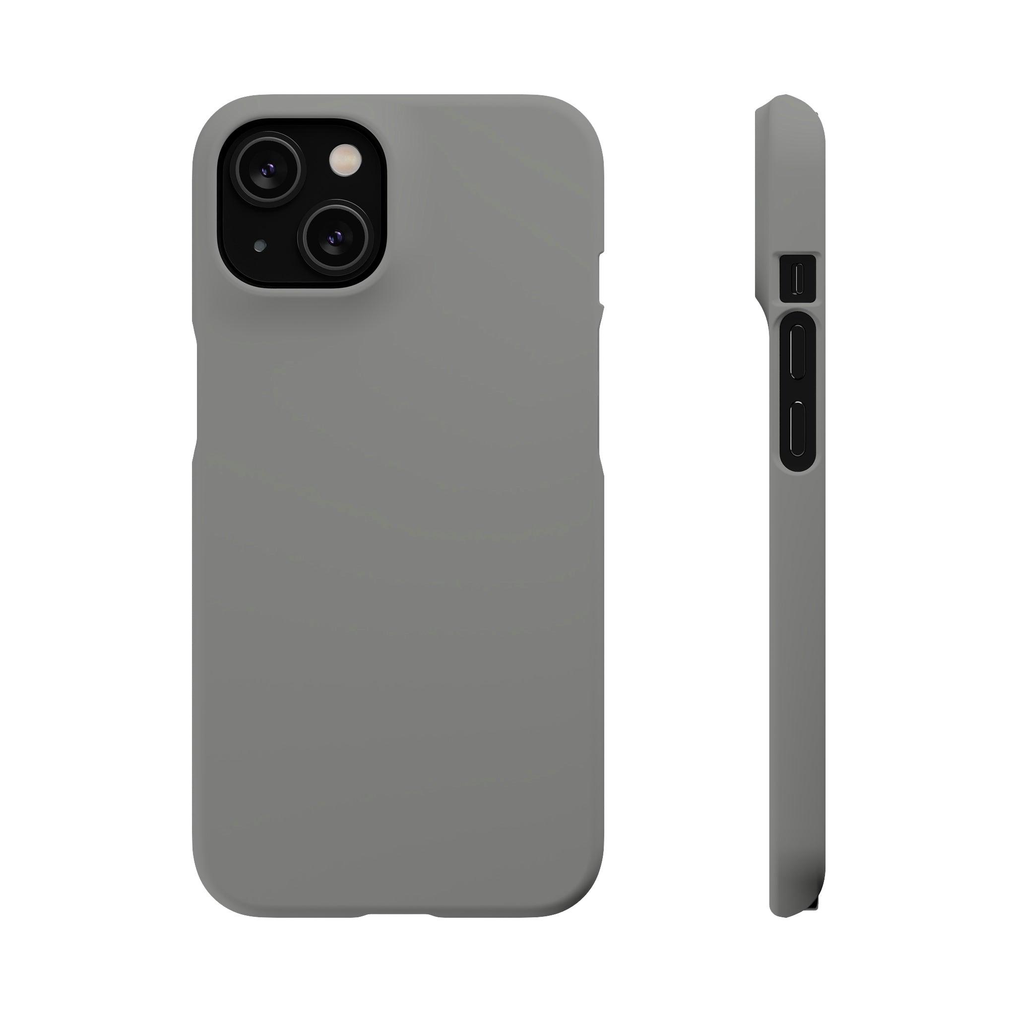 Battleship Gray iPhone Case (Slim) iPhone 14 Matte Phone Case