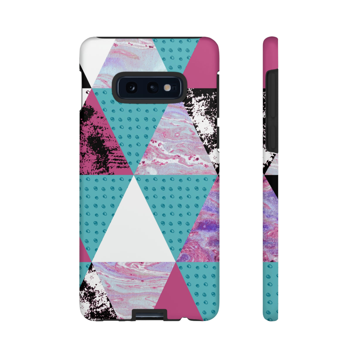 Grunge Triangles Android Case (Protective) Samsung Galaxy S10E Matte Phone Case