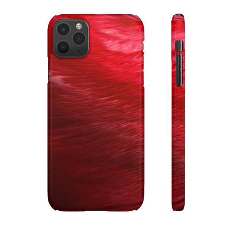 Red Feather Ink Art iPhone Case (Slim) iPhone 11 Pro Max Glossy Phone Case