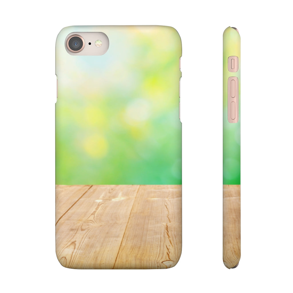 Summer Background With Wooden Pier Samsung/iPhone (Slim) Phone Case