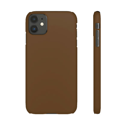 Dark Brown iPhone Case (Slim) iPhone 11 Matte Phone Case