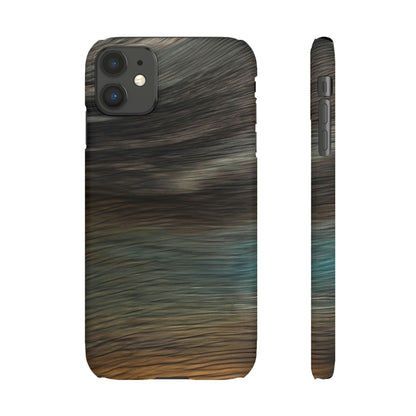 Brush Strokes Ink Art iPhone Case (Slim) iPhone 11 Matte Phone Case