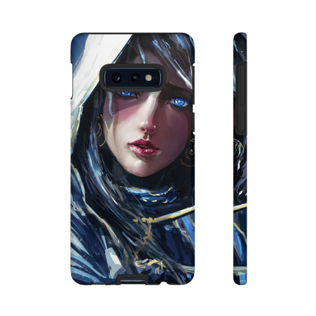 Paladin Girl Blue Eyes Android Case (Protective) Samsung Galaxy S10E Matte Phone Case