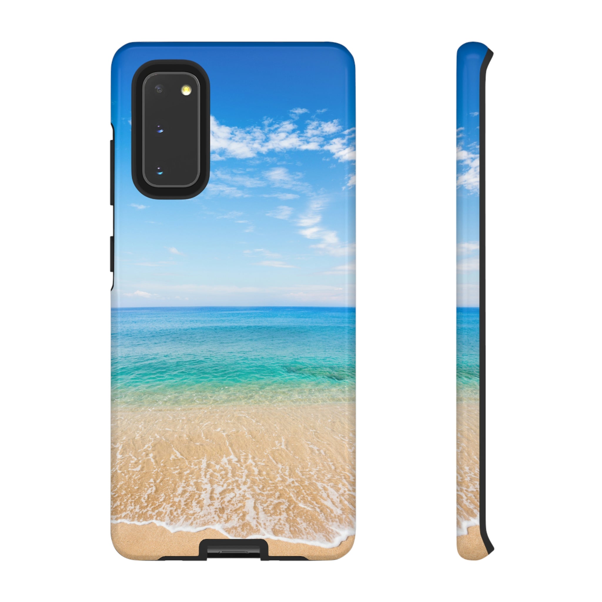 Tropical Beach Android Case (Protective) Samsung Galaxy S20 Glossy Phone Case