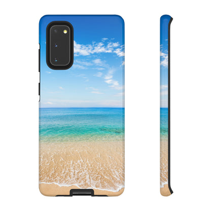 Tropical Beach Android Case (Protective) Samsung Galaxy S20 Glossy Phone Case