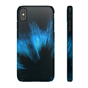 Midnight Shadow Ink Art iPhone Case (Slim) iPhone XS MAX Matte Phone Case