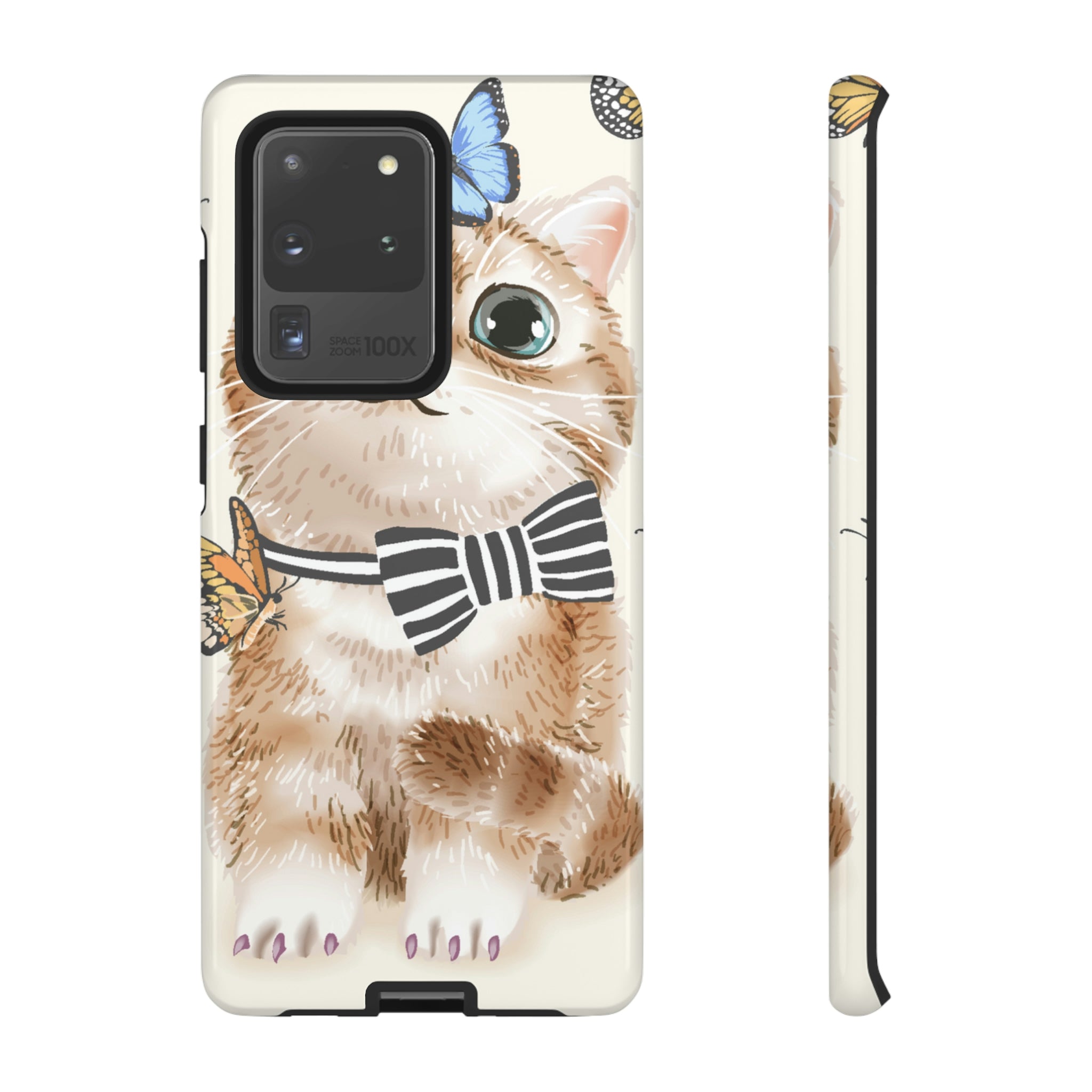 Petit Cute Cat Android Case (Protective) Samsung Galaxy S20 Ultra Glossy Phone Case