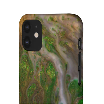 Smaragd Ink Art iPhone Case (Slim) Phone Case