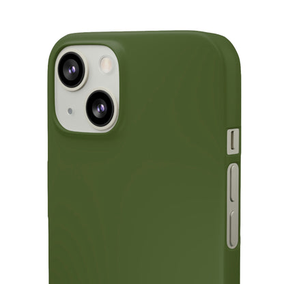 Dark Moss Green iPhone Case (Slim) Phone Case