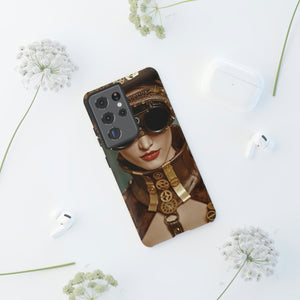 Steampunk Lady Android Case (Protective) Phone Case