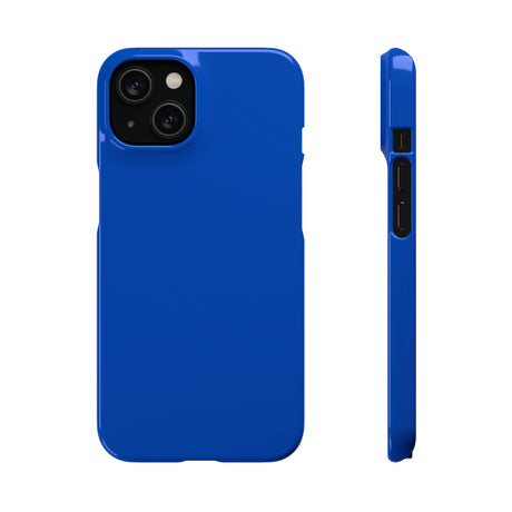 Cobalt Blue iPhone Case (Slim) iPhone 14 Glossy Phone Case