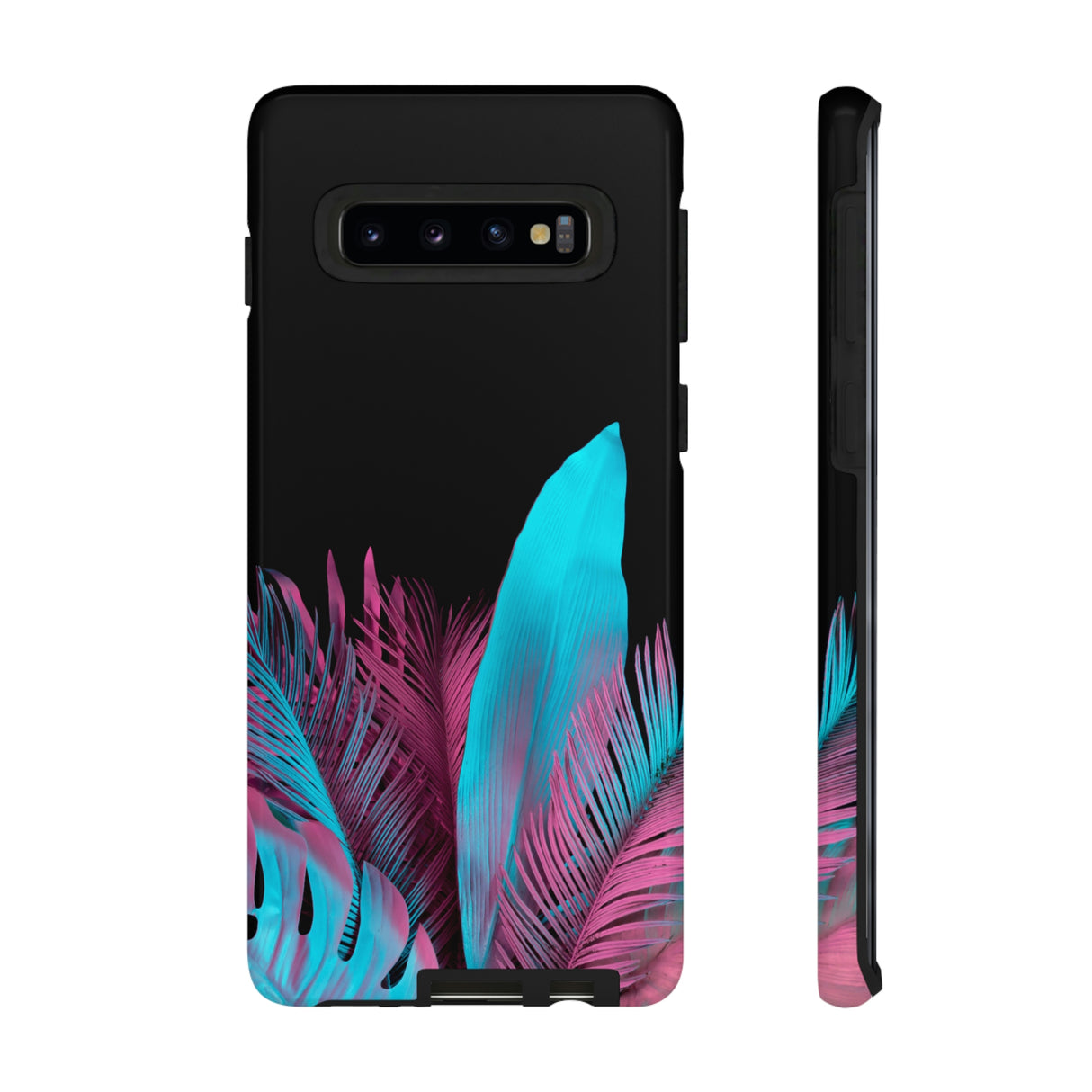 Neon Tropical Android Case (Protective) Samsung Galaxy S10 Glossy Phone Case