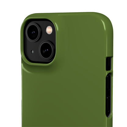 Dark Olive Green iPhone Case (Slim) Phone Case