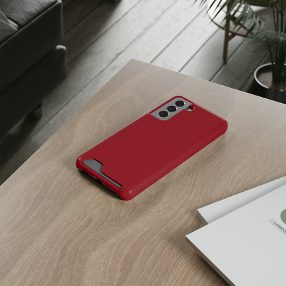 Carmine Red Samsung Case (Card) Phone Case