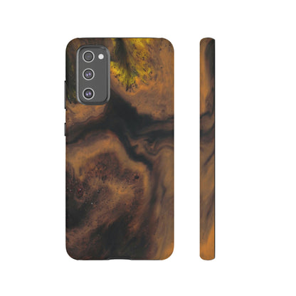 Brown Earth Ink Art Android Case (Protective) Samsung Galaxy S20 FE Matte Phone Case