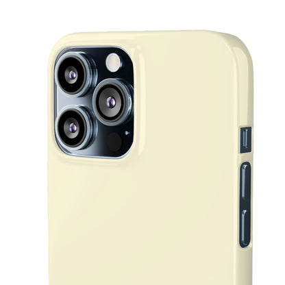 Cornsilk White iPhone Case (Slim) Phone Case