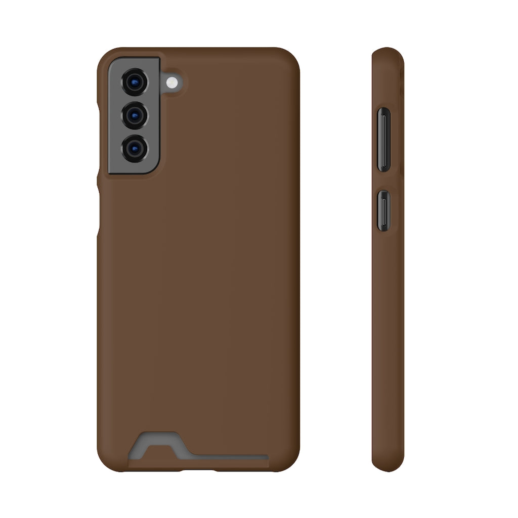 Dark Brown Samsung Case (Card) Samsung Galaxy S21 Plus Matte Without gift packaging Phone Case